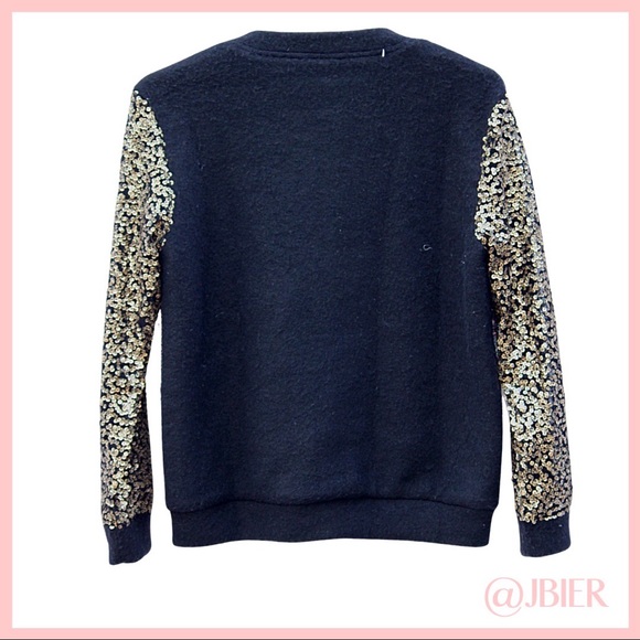 THML Bomber with Sequin Sleeves - Picture 2 of 5